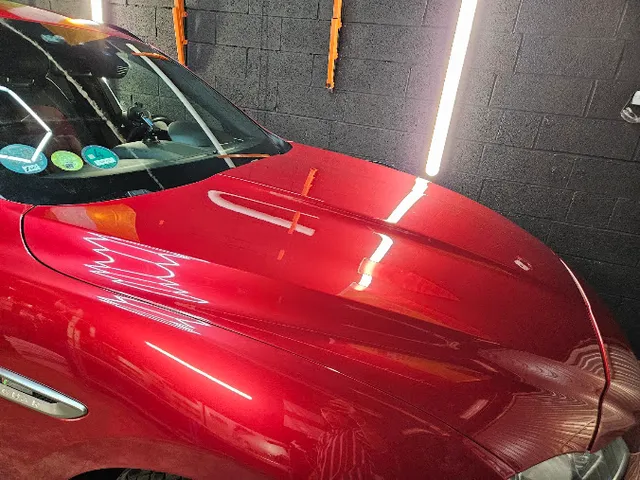 Jaguar — paint reflections at Ceramic Guys